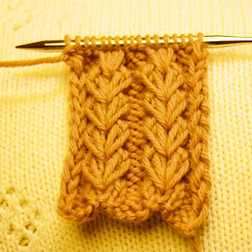 Organized Pack Rat: Wheat Ear Rib Stitch (Knitting)