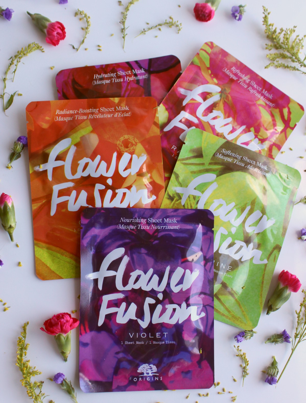 Origins Flower Fusion Hydrating Sheet Masks Review