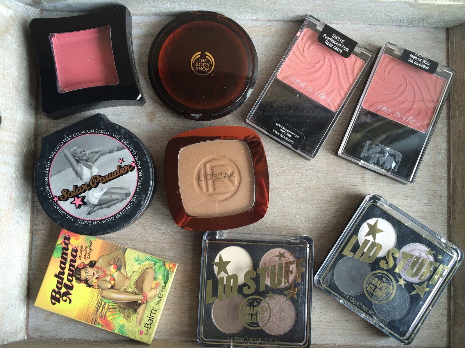 soap and glory eye shadow quads illamasqua wet n wild loreal the balm the body shop