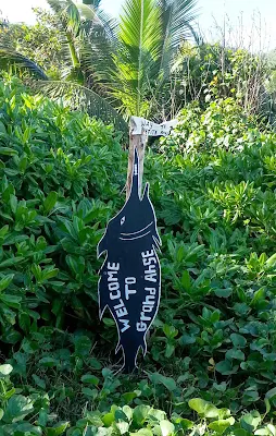 Schild der Grand Anse auf La Digue