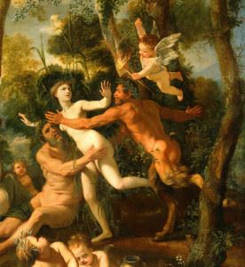 Imagem: Pan and Syrinx, o.s.t. 1637 - by Nicolas Poussin