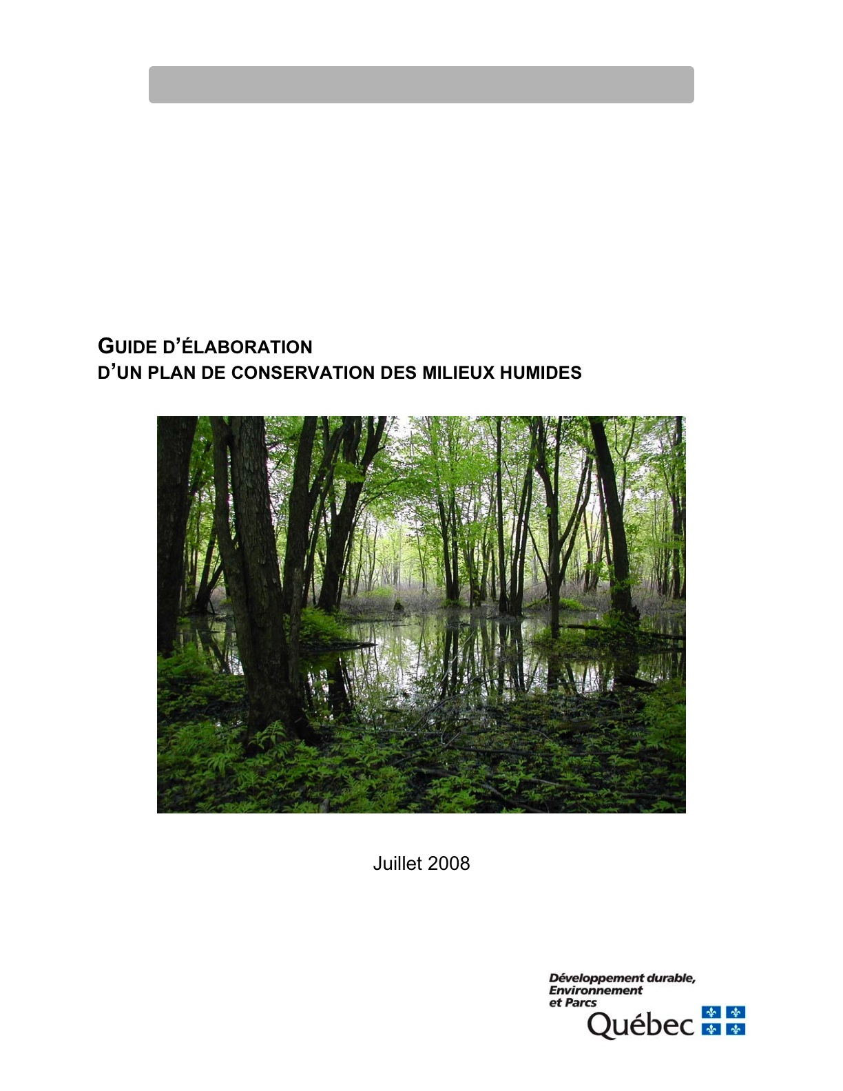 Lac Simon "One Lake - One Chance": Cartograhie des Milieux Humides: Lac