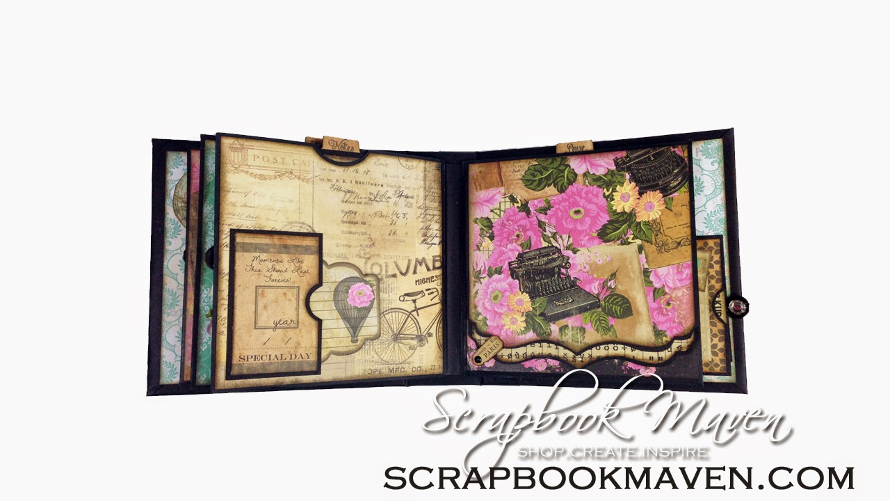 Romance Novel Chapter 2 Kit at ScrapbookMaven.com Mini Album