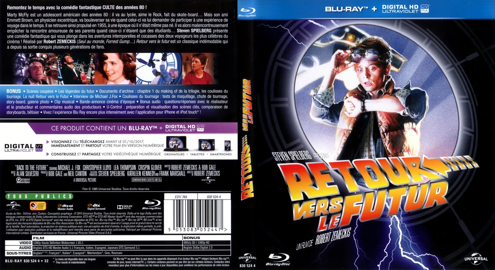 Combien Y A T Il De Retour Vers Le Futur BLU-RAY JAQUETTES BLU-RAY: Retour vers le futur