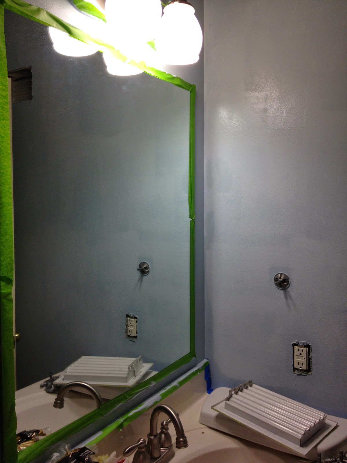 Sayonara Ugly Green New Day, New Bathroom! The Bee Skep