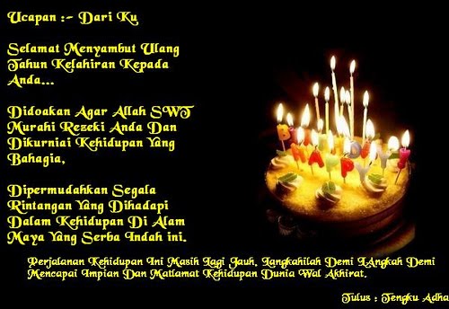 Kumpulan Kata Kata Ucapan Selamat Ulang Tahun Adik Puisi Doa Dan