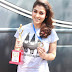 Nayanthara Stills At Raindropss Awards Event In Blue T Shirt Jeans