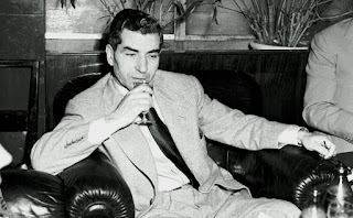 Charles 'Lucky' Luciano, pictured in Italy in 1948, after he had been deported by the American authorities