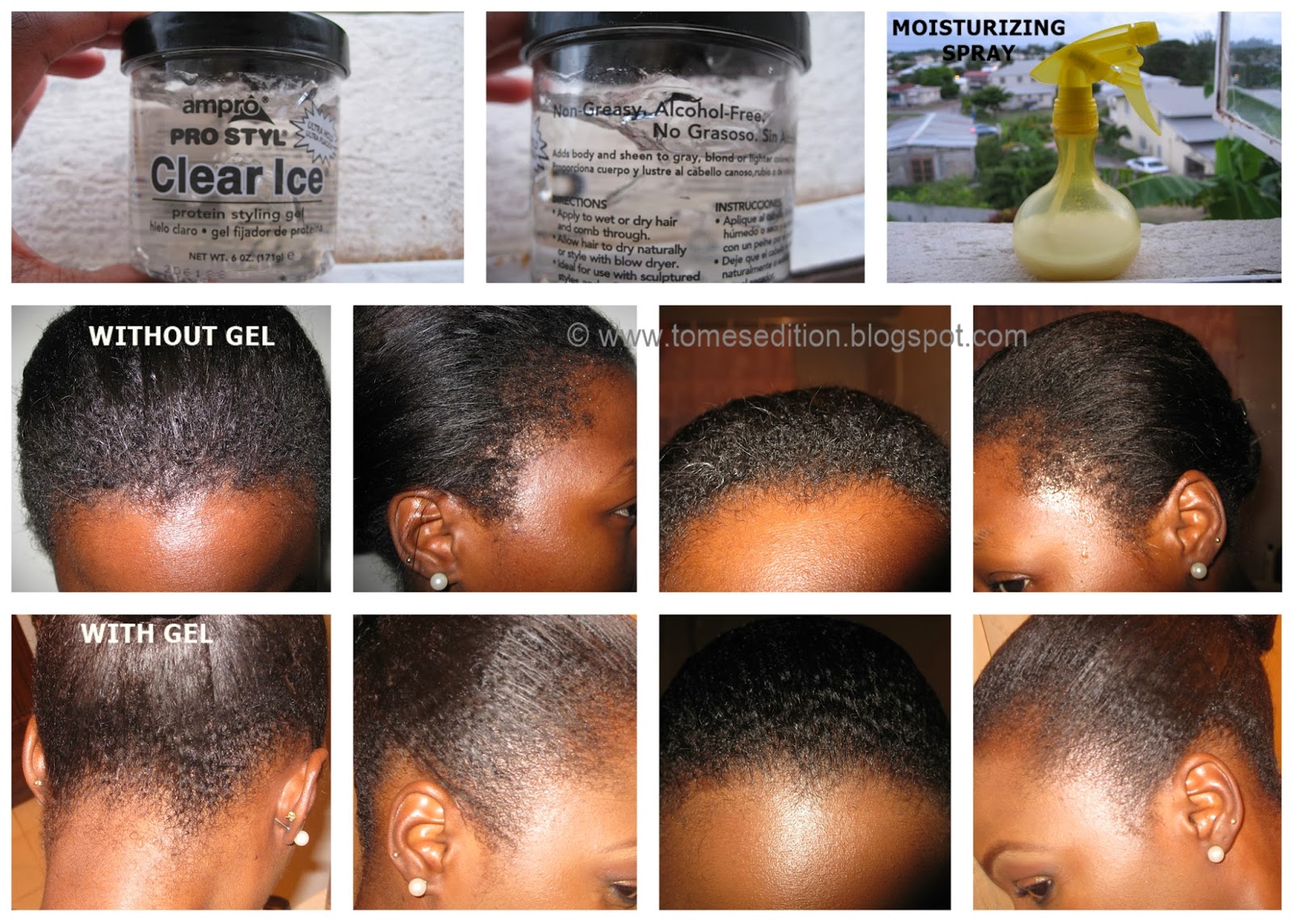 Tomes Edition 11 Week Post Relaxer And My Edges Are Sleeked Down Please Click On Image To Enlarge