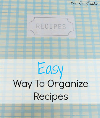 easy way to organize recipes