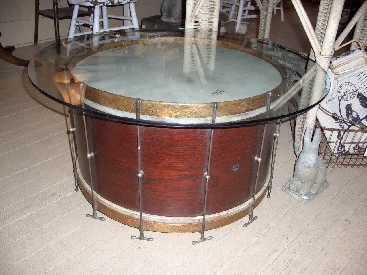 Bountiful Home Edmonds Bass Drum Coffee Table