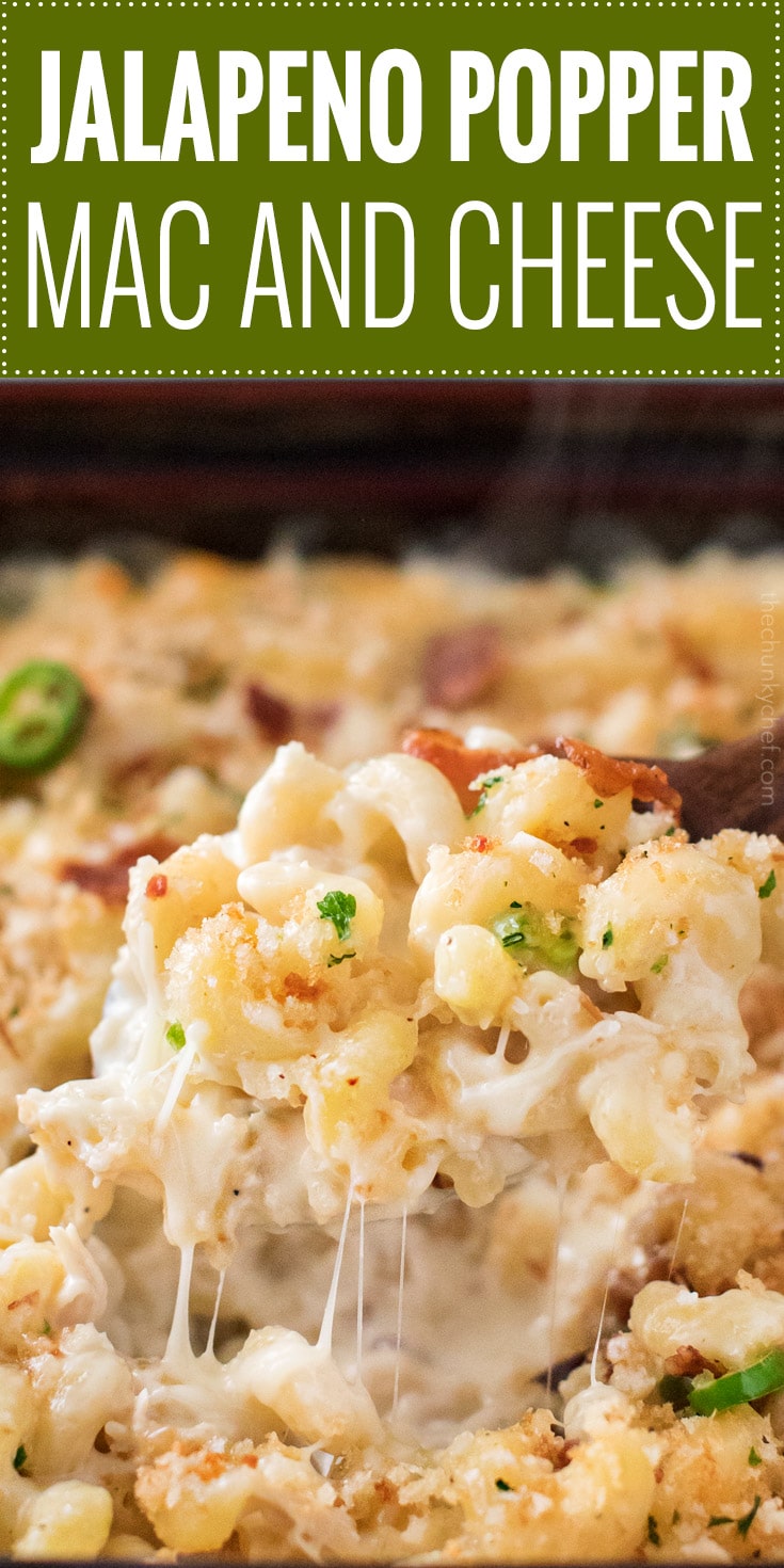 BAKED JALAPEÑO POPPER MAC AND CHEESE