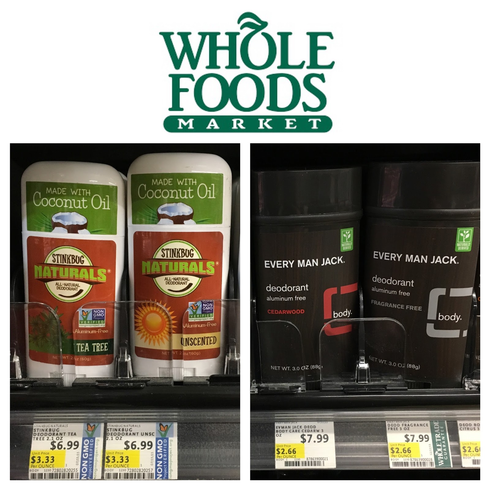 the Costco Connoisseur Natural, Aluminum Free Deodorants at Costco!