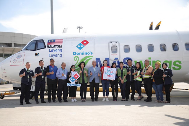 Domino’s Pizza Flies High with MASwings,