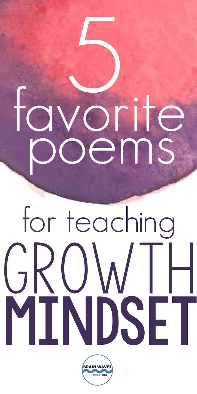 Brain Waves Instruction 5 Favorite Poems To Teach Growth Mindset