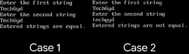 String Comparison Using strcmp String Comparison Using strcmp