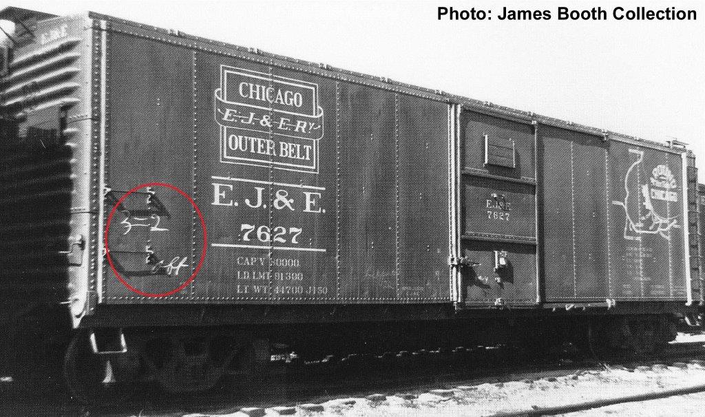 The Citrusbelt Railway Company, Hemet, CA Prototype Chalk Markings