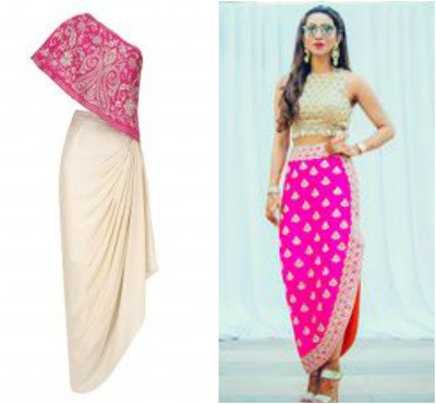 how to make dhoti pants from dupatta, 6 Ways To Reuse Your Dupatta, dhoti botttom from dupatta, make dhoti from old dupatta, how to restyle dupatta for outfits