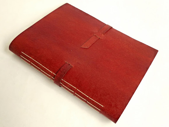 caderno-couro-canson-vermelho