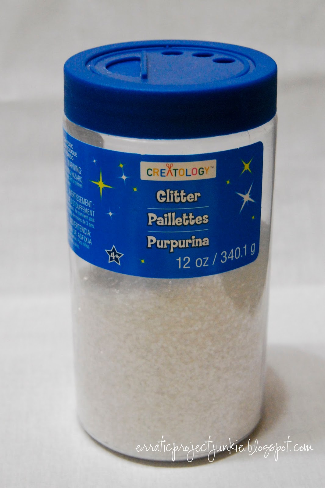 Erratic Project Junkie Glitter Glue Mason Jars