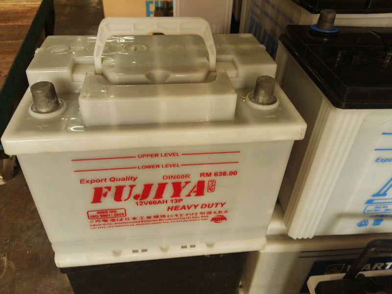 HomeMade DIY HowTo Make Ford Fiesta Car Battery (Fujiya) Kuching Sarawak