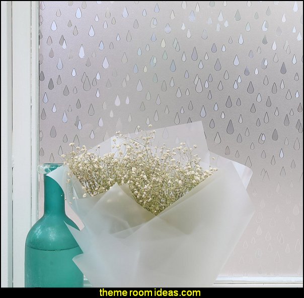 Raindrop Glass Decorative Window Film