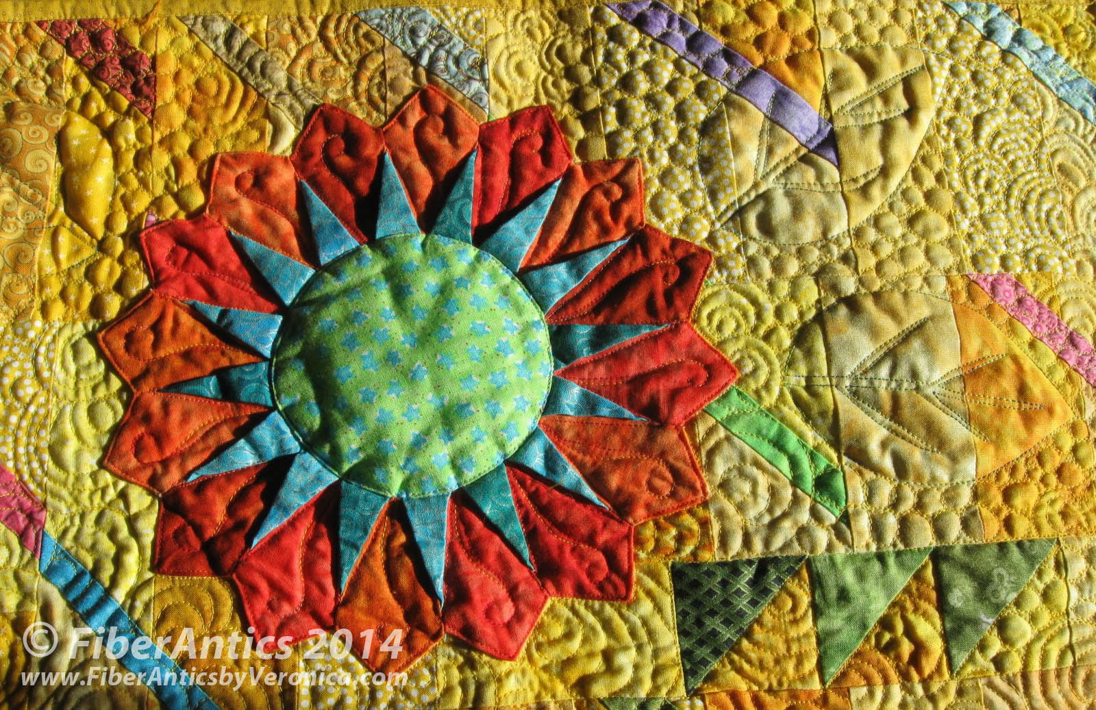 Fiber Antics by Veronica Intro to Freemotion Quilting classes