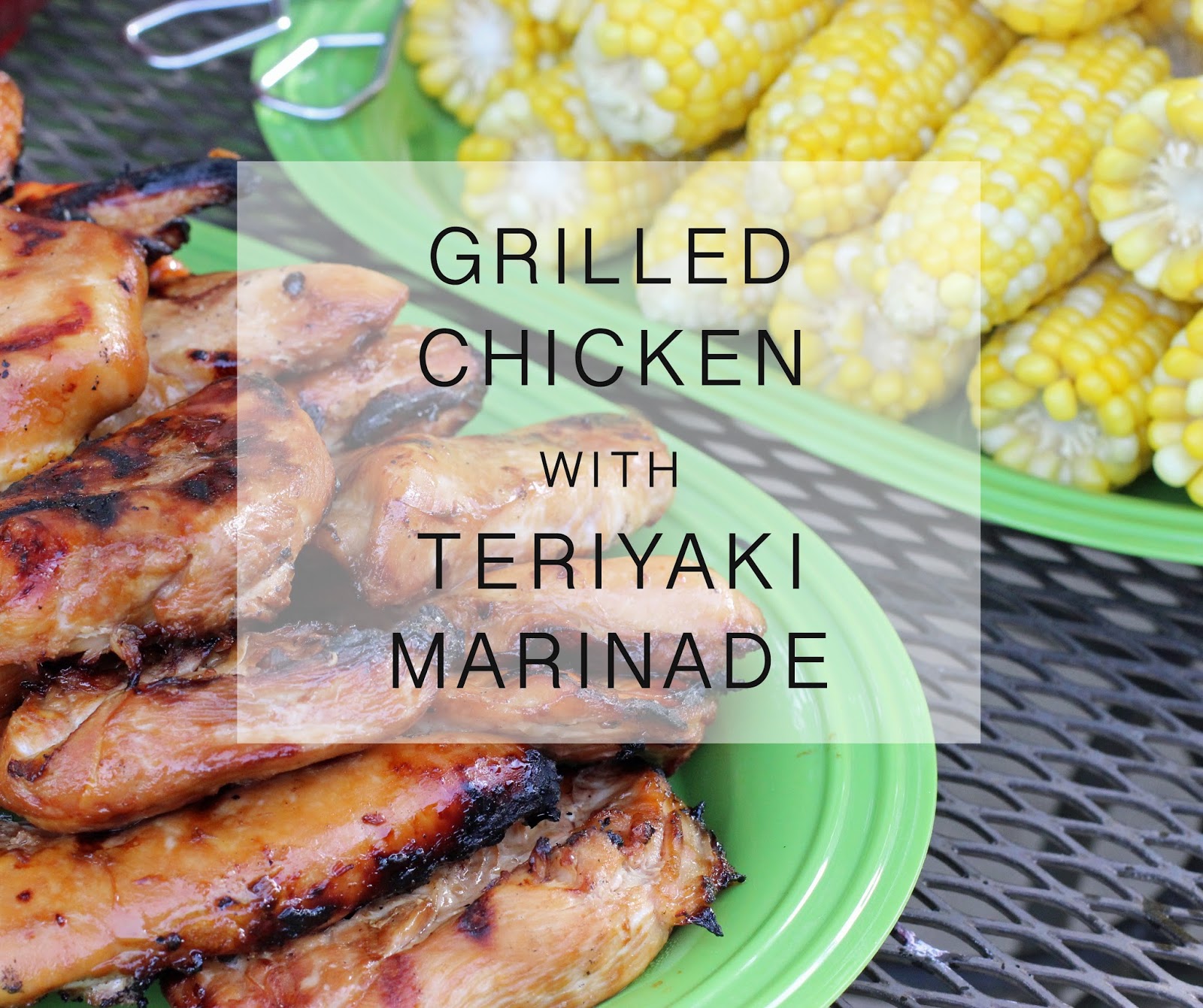Pursuing Heart Grilled Chicken with Teriyaki Marinade