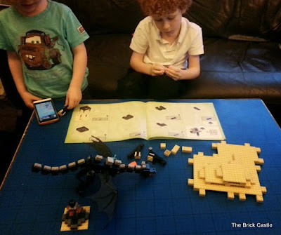 LEGO Minecraft set 21117 - building scenery