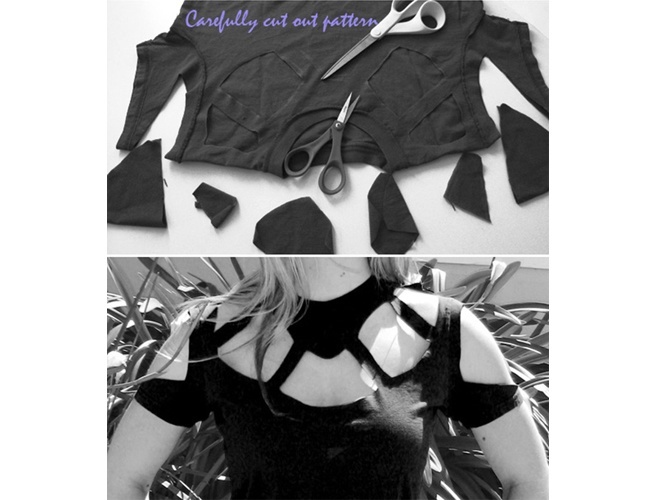 19 Creative TShirt Cutting Ideas Do it yourself ideas and projects