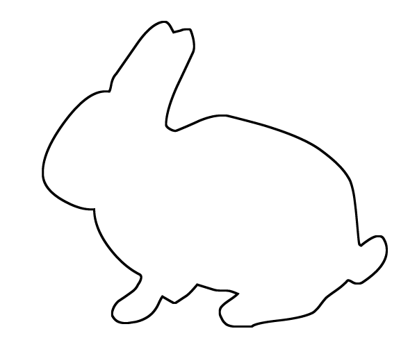 rabbit coloring pages to print - photo #35