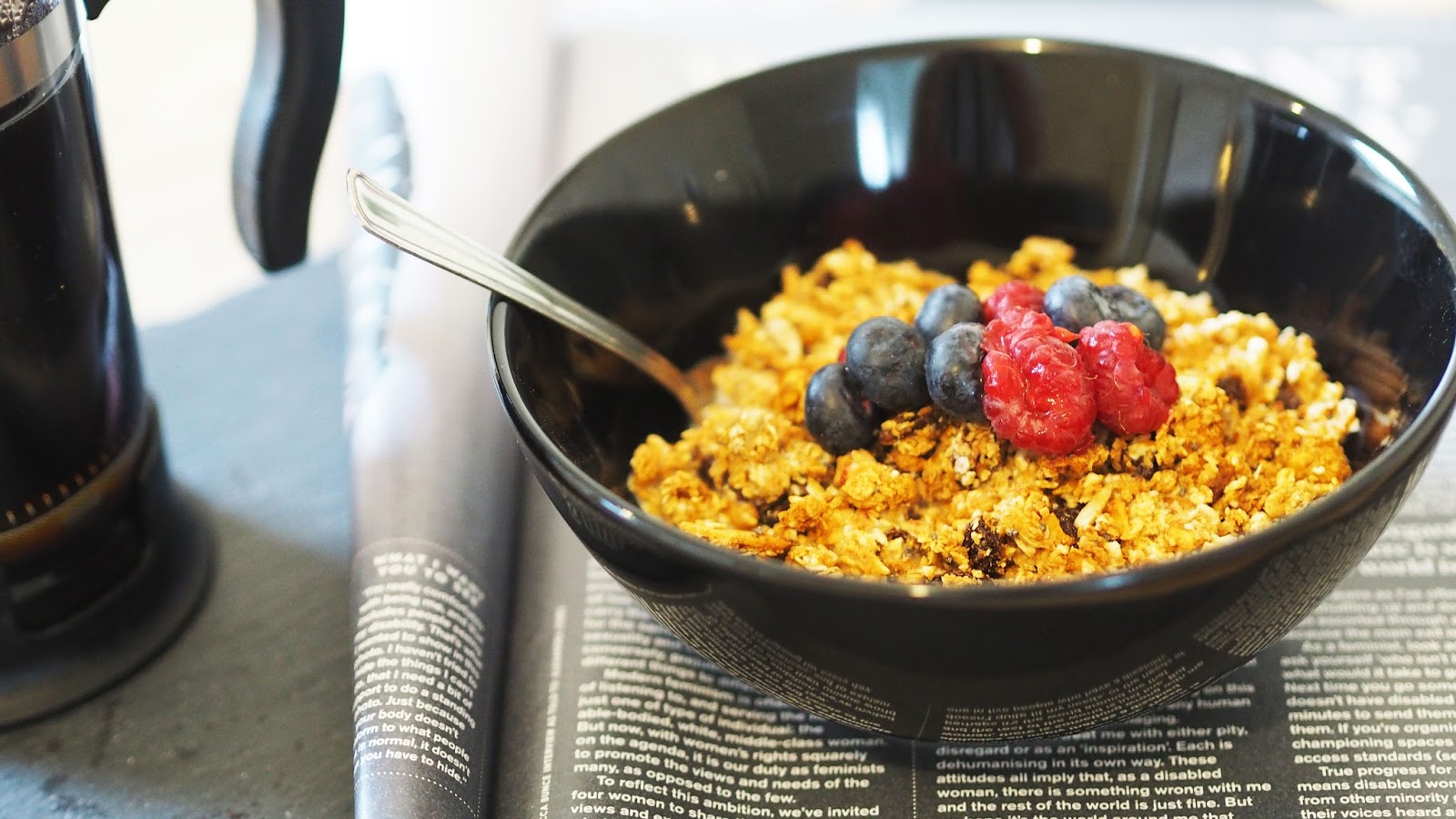 HEALTHY EASY BREAKFAST RECIPE HOMEMADE GRANOLA UK WOMEN'S FASHION