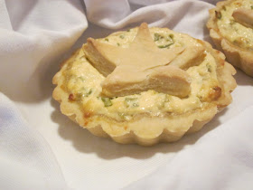 Light Goat Cheese and Herb Tart