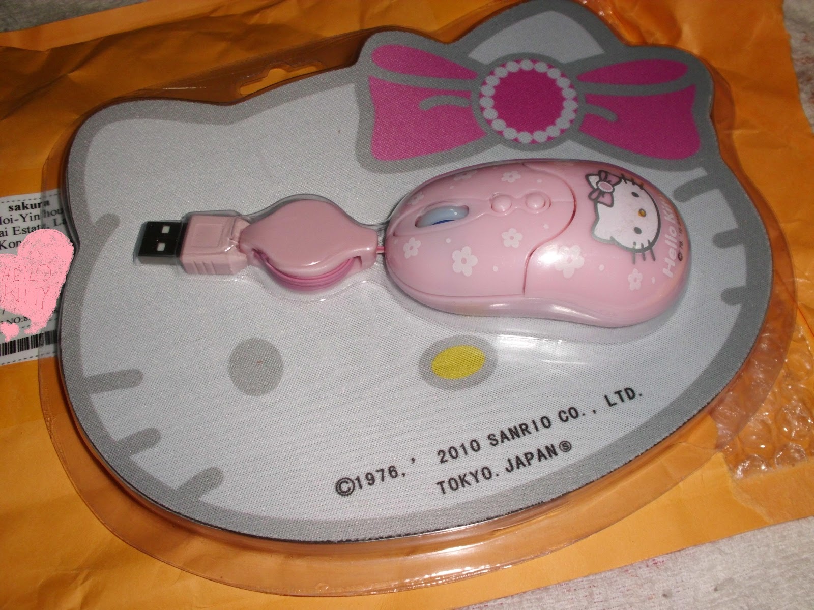Razorine's Dreamland Hello Kitty Mouse + free mouse pad