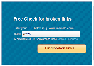 Cek link error atau link rusak pada blog