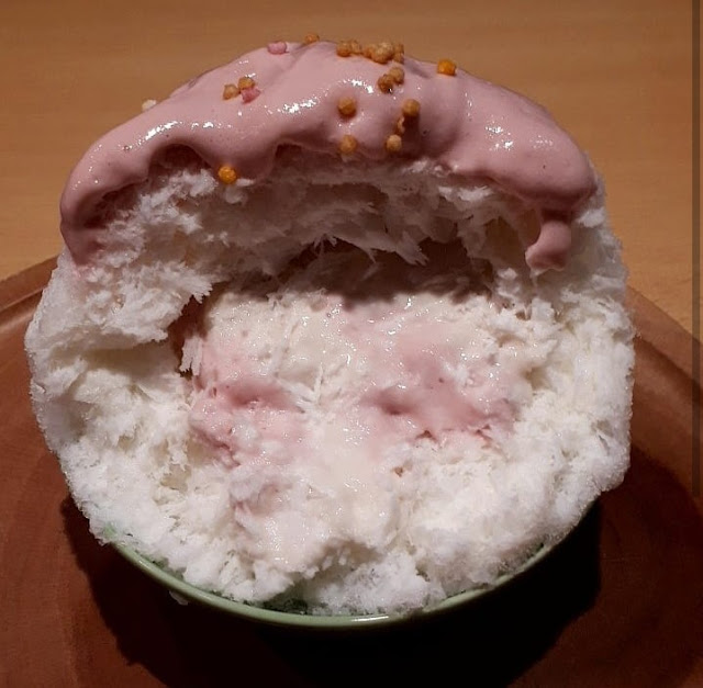 Swan ice shaver 極致鵝絨日式刨冰機 · 鵝絨雪花冰機-swan-kakigori-Pink-kakigori-sakura-cream-genmai-rice