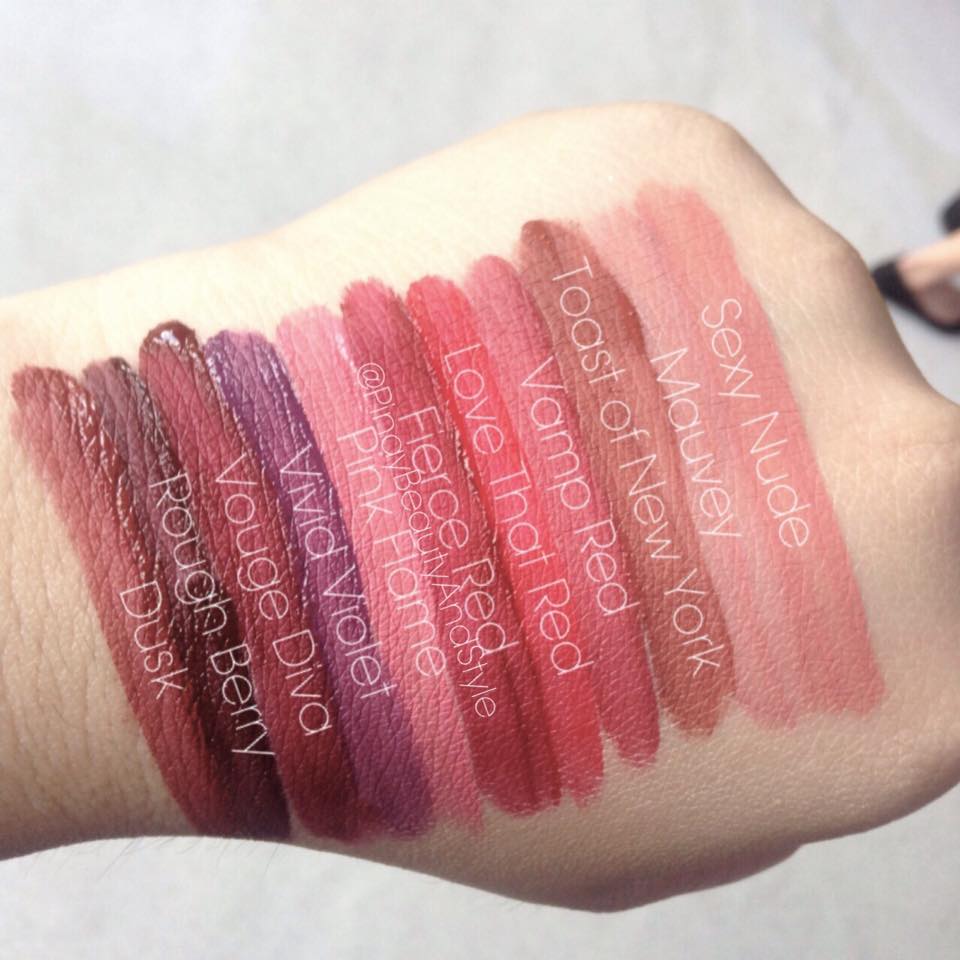 Pinay Beauty and Style Ever Bilena Matte Liquid Lipstick Swatches! 