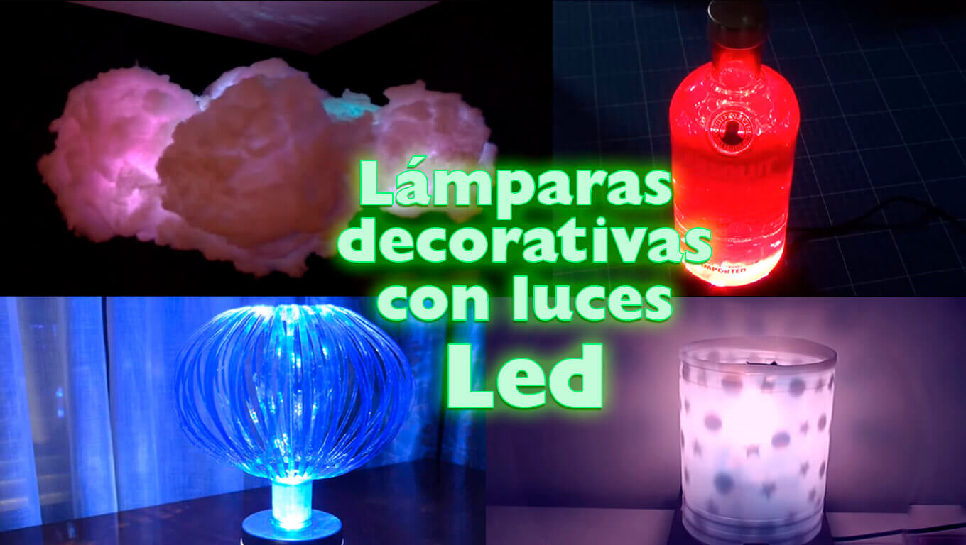 Cinco lámparas decorativas que puedes construir con luces