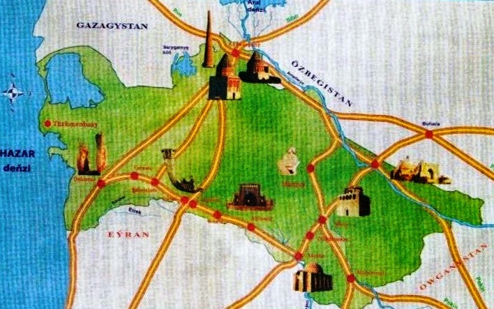 Великий шелковый путь Туркменистан