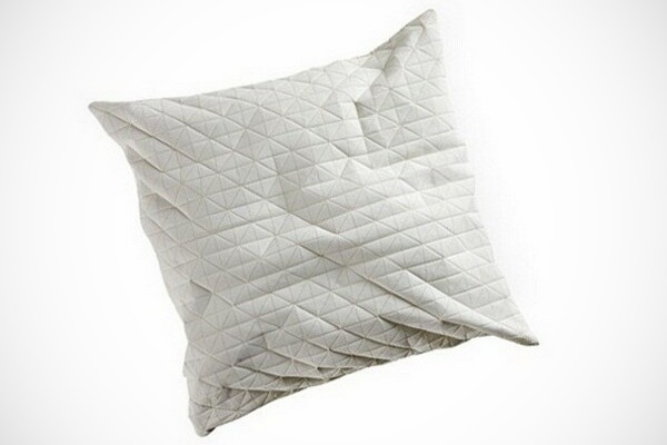 cool pillow design with origami texture