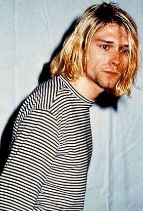 Kurt Cobain Foto de Kurt Cobain flaco y aflijido