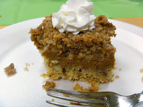Pumpkin Pie Bars:  Need a fall flavored dessert that will feed a crowd?  It is a cross between a pumpkin pie and a cake.  It is out of this world! - Slice of Southern