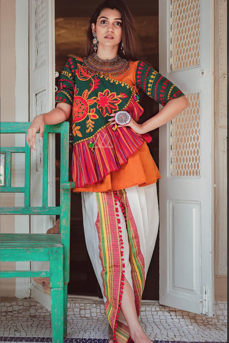 5779 Wholesale Traditional Gujarati Style Navrati Special Female Kedia Collection LKFABKART