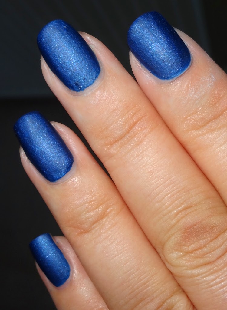 Wendy's Delights Born Pretty Store Frosted Matte Nail Polish Navy Blue