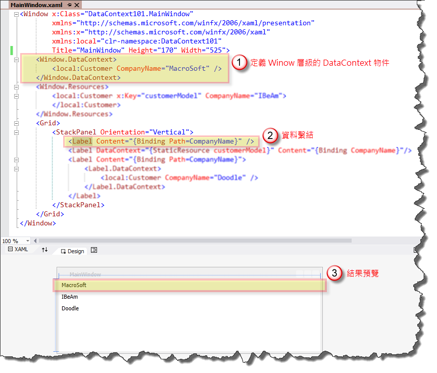 Datacontext Wpf | WPF Databinding: How do I access the parent data ...