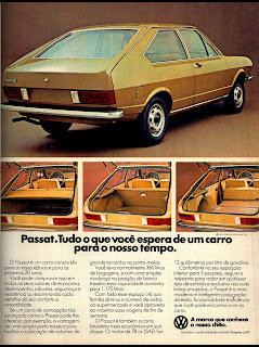 propaganda Passat - 1977.  propaganda anos 70. propaganda carros anos 70. reclame anos 70. Oswaldo Hernandez.. 