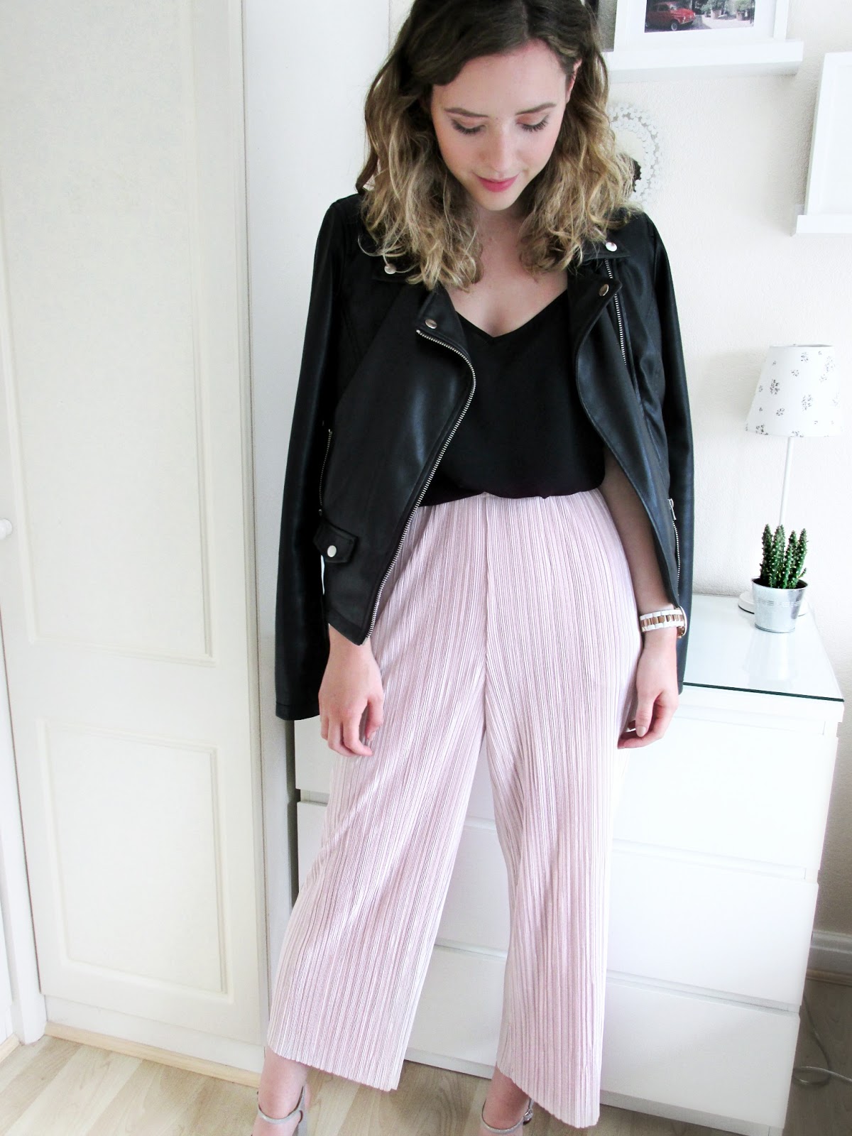 The Evening Look: Pink Culottes | All Things Foxy