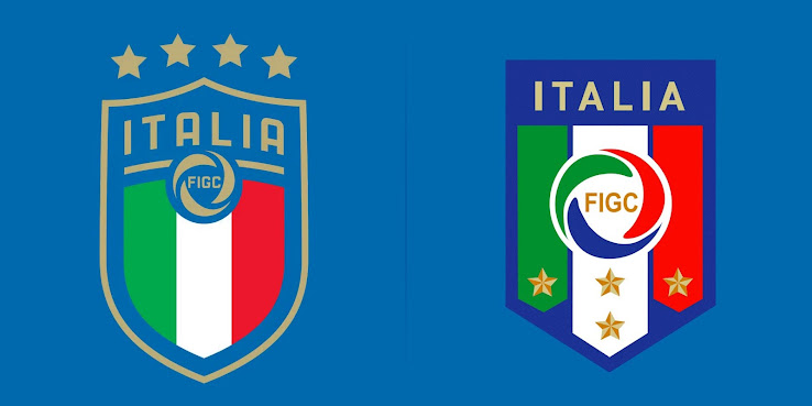 Italia Italy FIGC Logo FIFA Soccer World Cup 21 X 30 Cm X-LARGE STICKER . New High Quality . 
