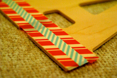 DIY Washi Tape Letters Kids Craft Idea