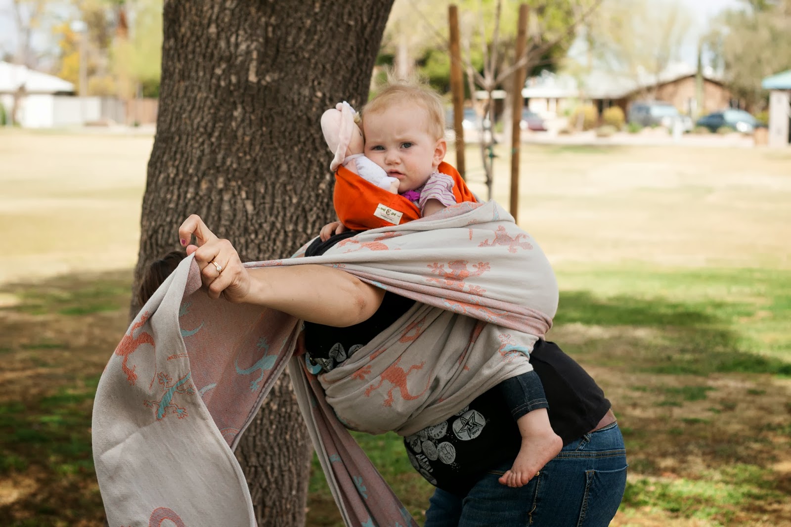 Babywearing International of Phoenix Carry of the Month March; Double